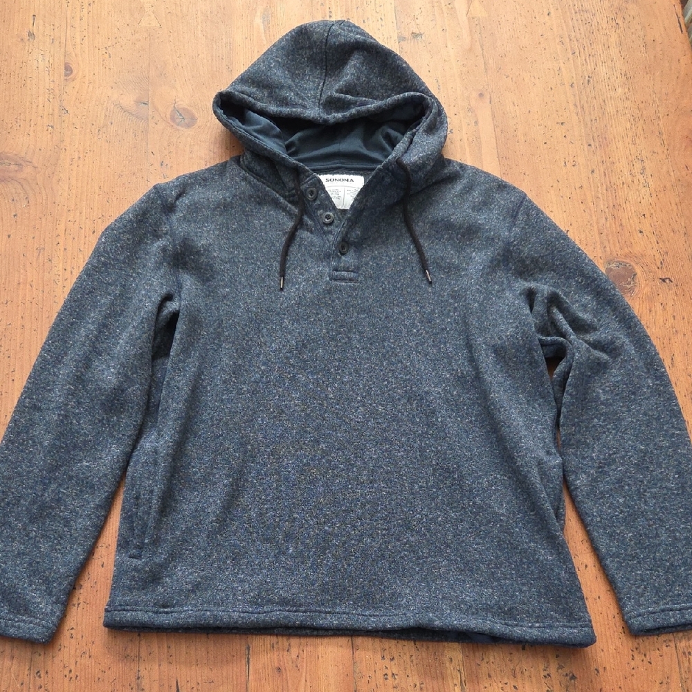 Sonoma Men's Blue Heather Hoodie